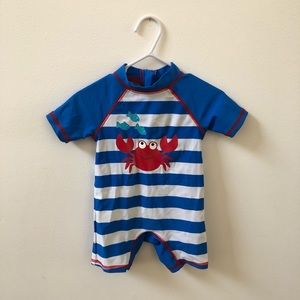 One piece baby boy swimsuit